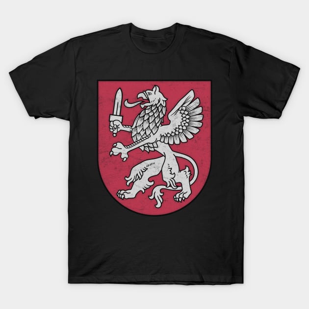 Vidzeme, Latvia - Vintage Faded Style Design T-Shirt by DankFutura